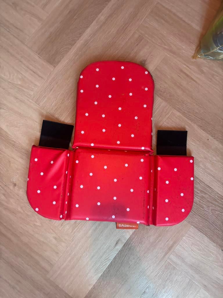 Peuterzitje babboe bakfiets, Ophalen of Verzenden, Gebruikt, 0 t/m 18 kg