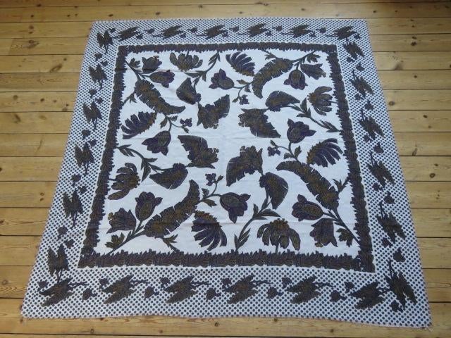 Grote vierkante sjaal met paars groen gouden bloemmotieven, Kleding | Dames, Mutsen, Sjaals en Handschoenen, Zo goed als nieuw