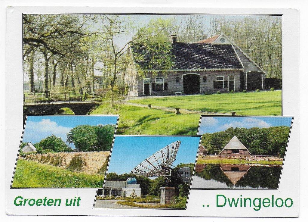 Dwingeloo -- Gelopen ansichtkaart (B6226), Ophalen of Verzenden, 1980 tot heden, Gelopen
