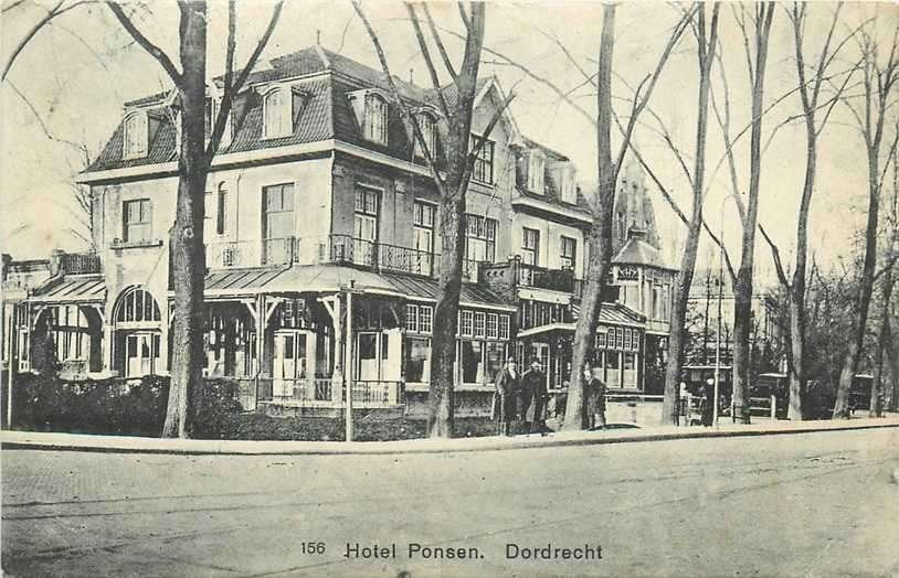 380-885-033 Dordrecht Hotel Ponsen, Verzenden, Voor 1920, Zuid-Holland