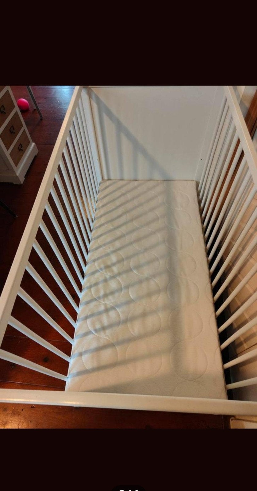 Ikea baby Ledikant met matras, Kinderen en Baby's, Babywiegjes en Ledikanten, Ophalen, Gebruikt, Ledikant