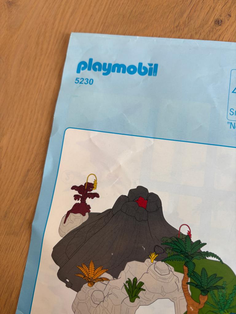 Playmobil 5230 Vulkaan met T-Rex en Ankylosaurus, Kinderen en Baby's, Speelgoed | Playmobil, Ophalen of Verzenden, Zo goed als nieuw