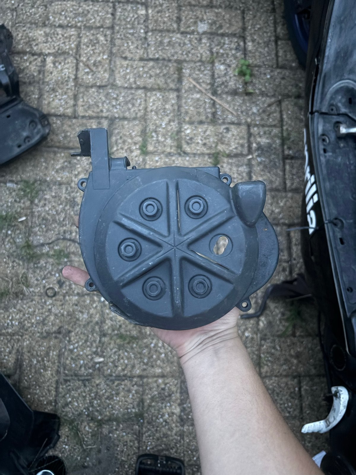 Piaggio sr50 koelingskap, Ophalen of Verzenden, Gebruikt, Kap, Piaggio
