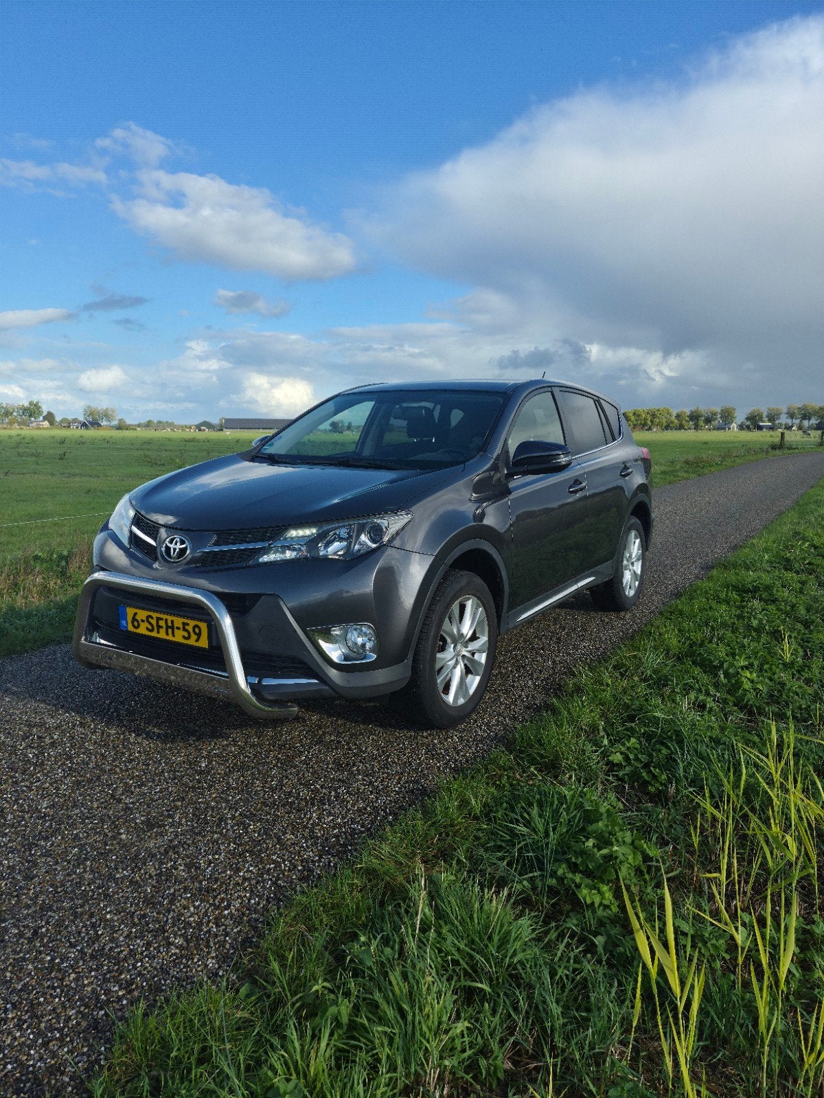 Toyota Rav4 2.0 Vvt-i 4WD 2013 Grijs, Auto's, 4 cilinders, 2000 kg, 1465 kg, Handgeschakeld