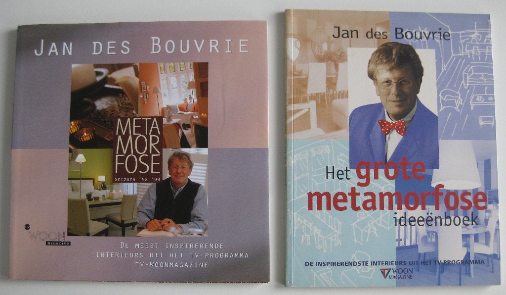 Boek / Boeken Jan des Bouvrie - Metamorfoseboeken 2 titels, Ophalen of Verzenden, Zo goed als nieuw, Interieur en Design