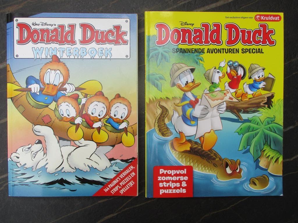 Donald Duck winterboek 2011 + Donald Duck special 2016, Boeken, Meerdere stripboeken, Ophalen of Verzenden, Zo goed als nieuw