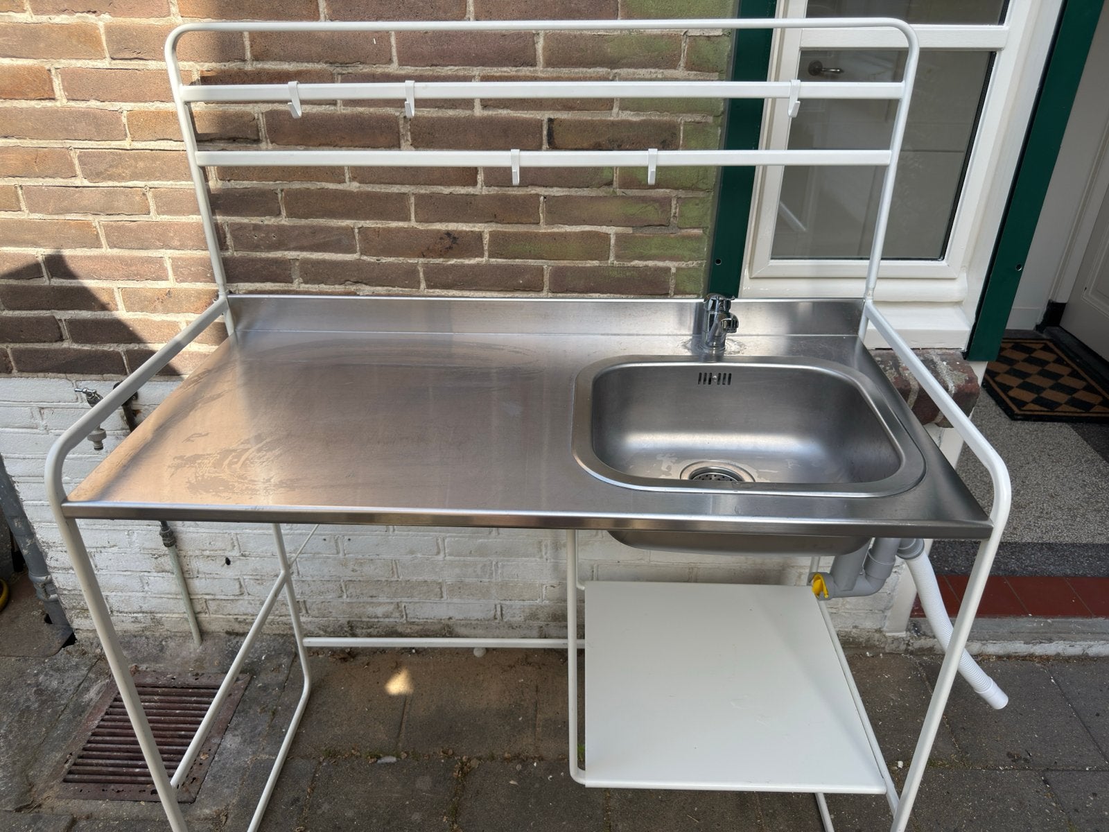 Ikea noodkeuken (sunnersta) incl. mengkraan en sifon, Ophalen, Gebruikt, Overige materialen, Wit