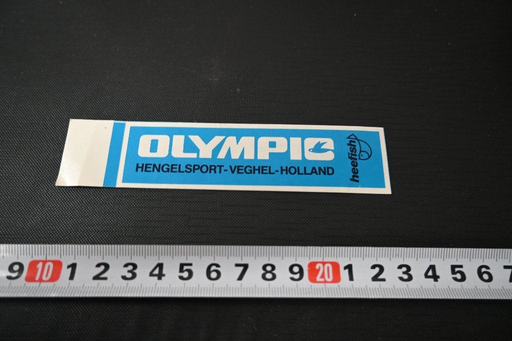 sticker Hengelsport OLYMOIC Veghel  Heefish, Ophalen of Verzenden, Zo goed als nieuw