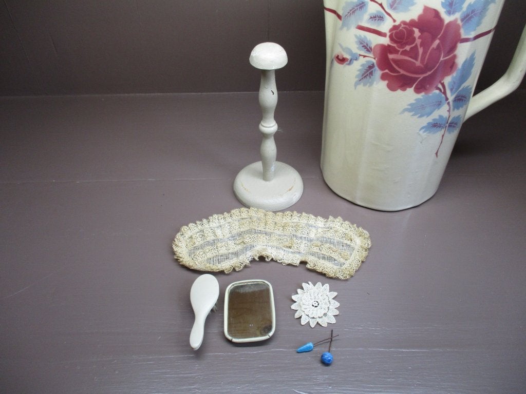 Antieke accessoires voor de pop, Ophalen of Verzenden
