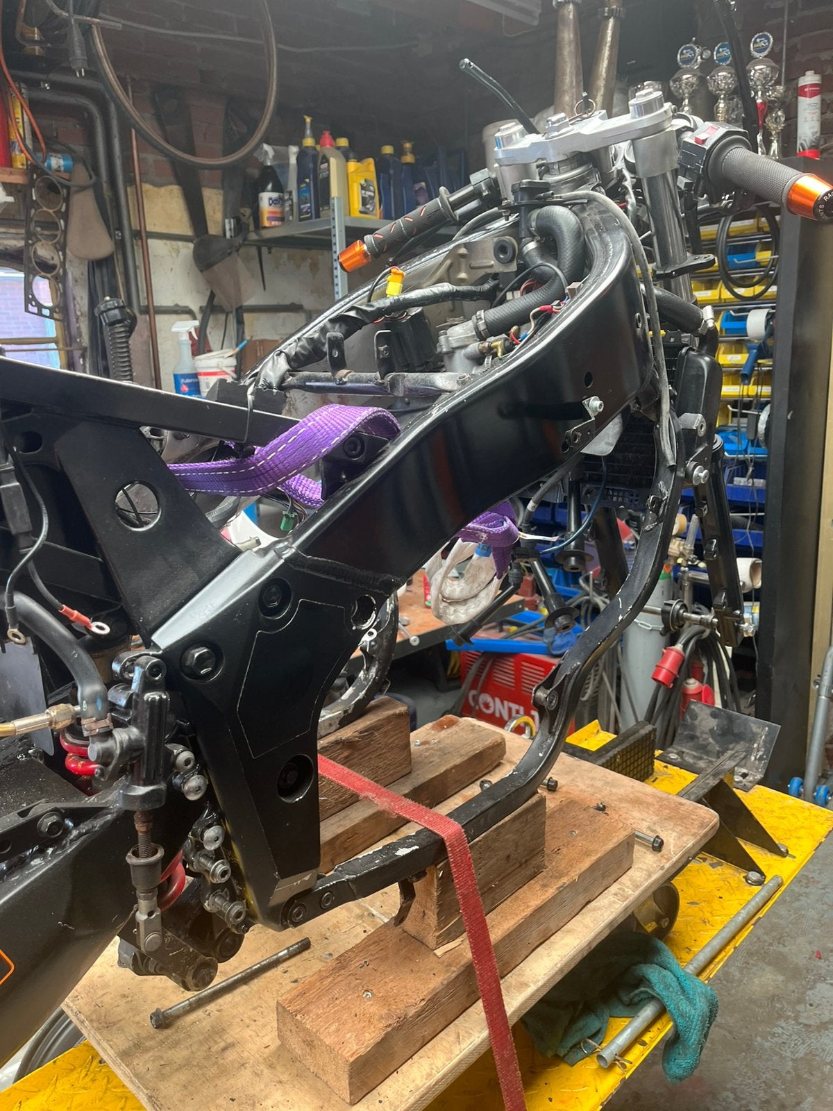 Onderdelen Fzr 400 (1wg) Fzr 400 RR, Ophalen, Gebruikt