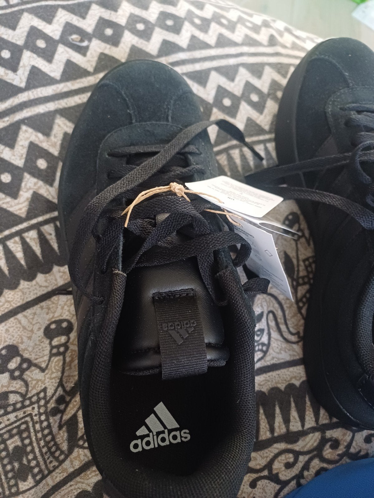 Adidas VL Court 3.0 maat 40 2/3, Zwart, Nieuw, Sneakers of Gympen, Verzenden