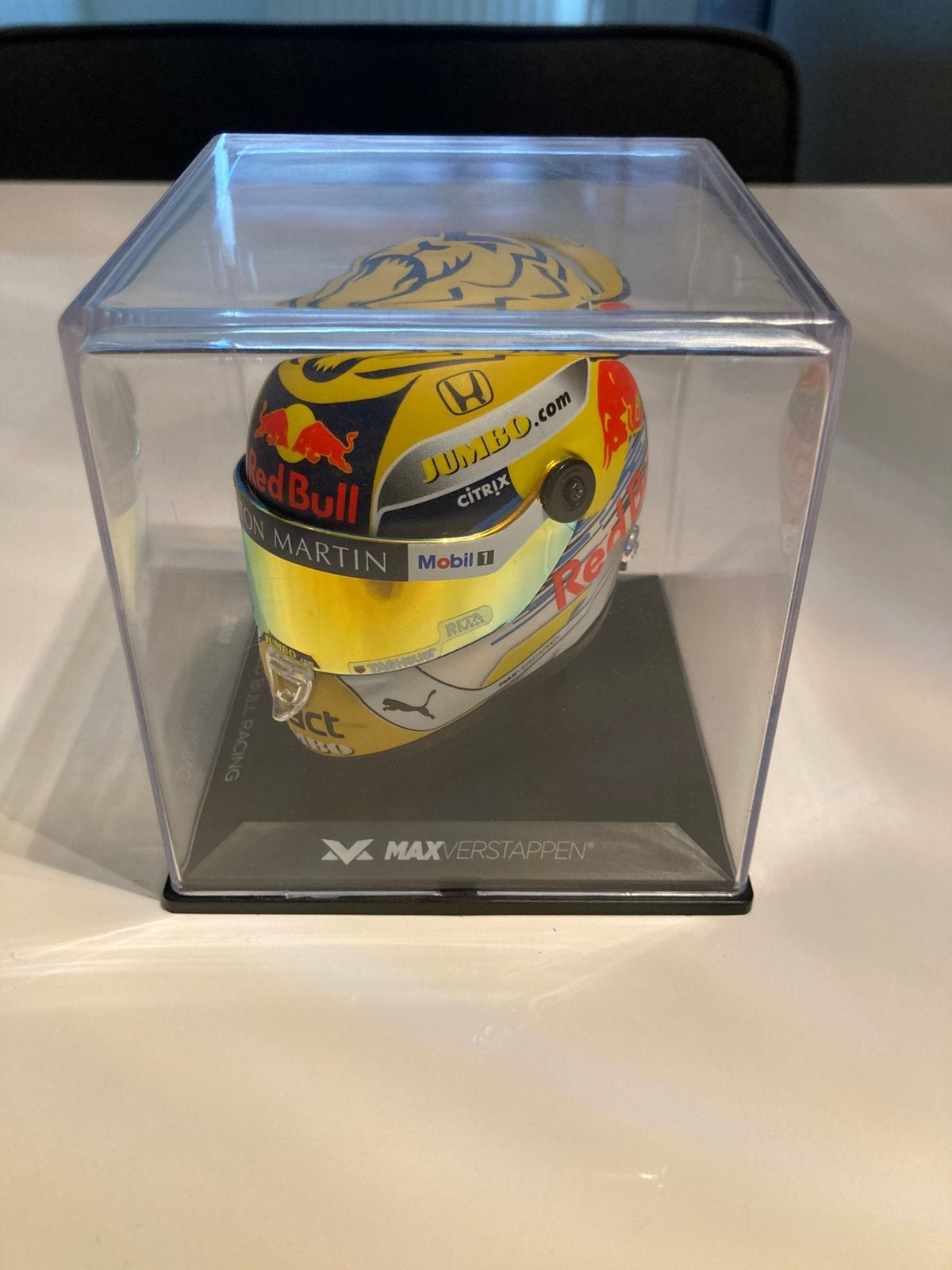 Max Verstappen helm 1/4 austrian grand prix 2019, Verzamelen, Automerken, Motoren en Formule 1, Ophalen of Verzenden, Zo goed als nieuw