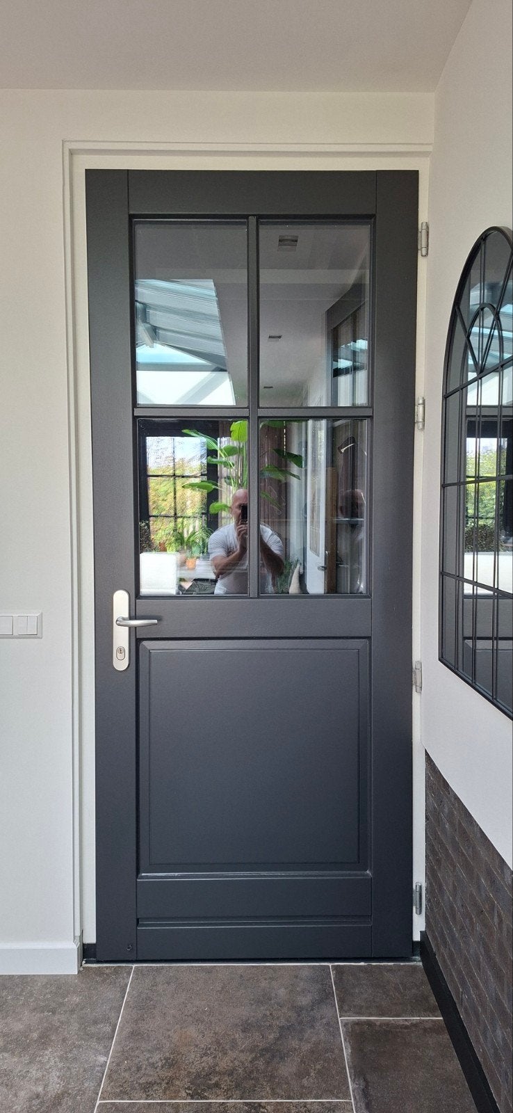 HEBO Geïsoleerde hardhouten buitendeur Triple glas, 80 tot 100 cm, 215 cm of meer, Ophalen of Verzenden, Glas