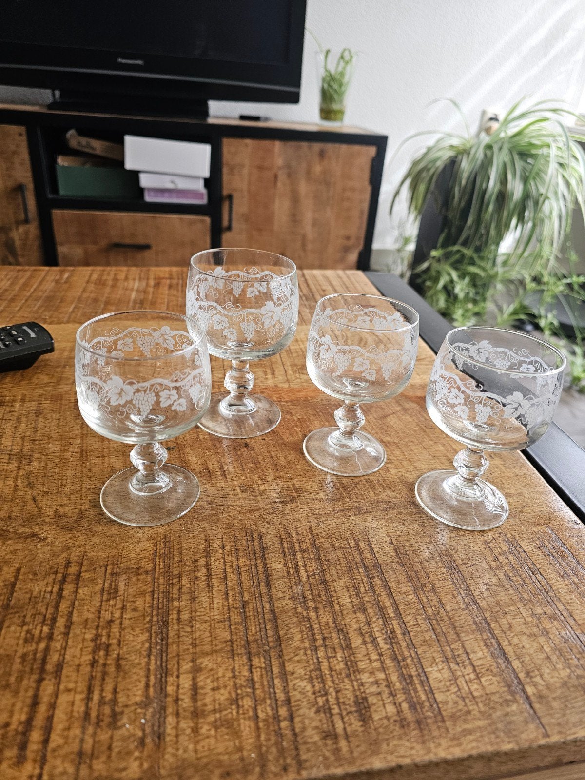 mooie antieke glazen luminarc samen 9,95 en meer 9,95 pst, Ophalen