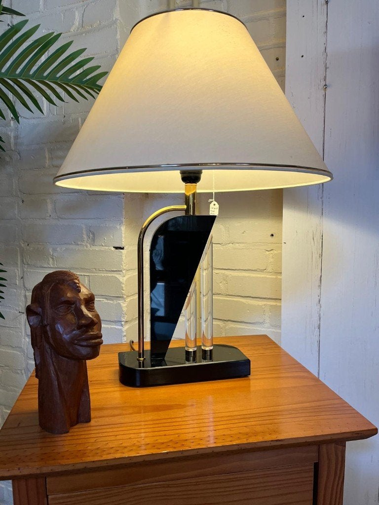 41) Stijlvolle Hollywood regency tafellamp van Herda, Ophalen, Kunststof, Gebruikt, Vintage