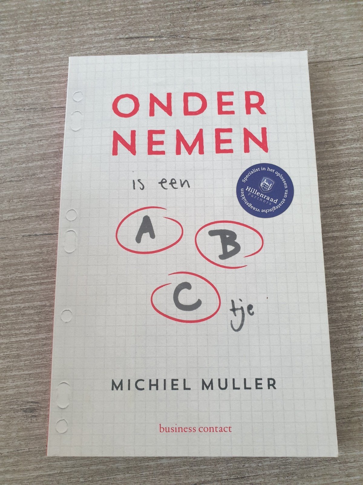 Ondernemen is een A, B, C'tje - Michiel Muller, Ophalen of Verzenden, Gelezen, Michiel Muller