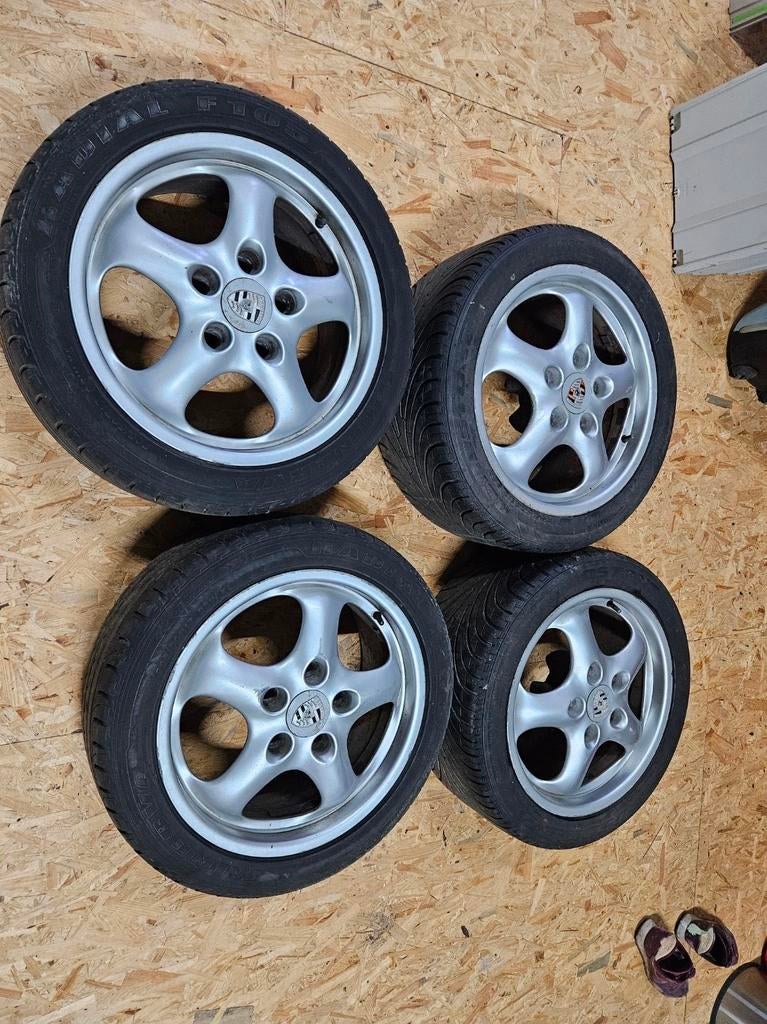 porsche 944 928 968 911 cup 1 velgen 5x130 17", Auto-onderdelen, Banden en Velgen, Ophalen, Velg(en), 17 inch, Zomerbanden