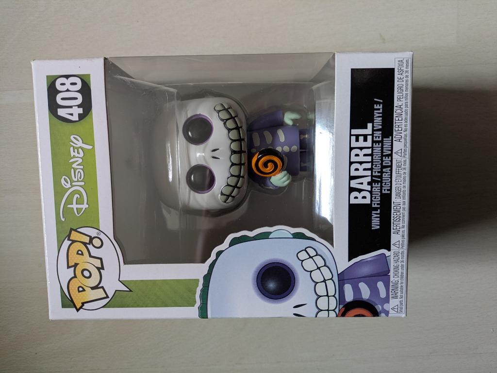 Funko pop! Barrel 408 Nightmare before Christmas, Ophalen of Verzenden, Nieuw