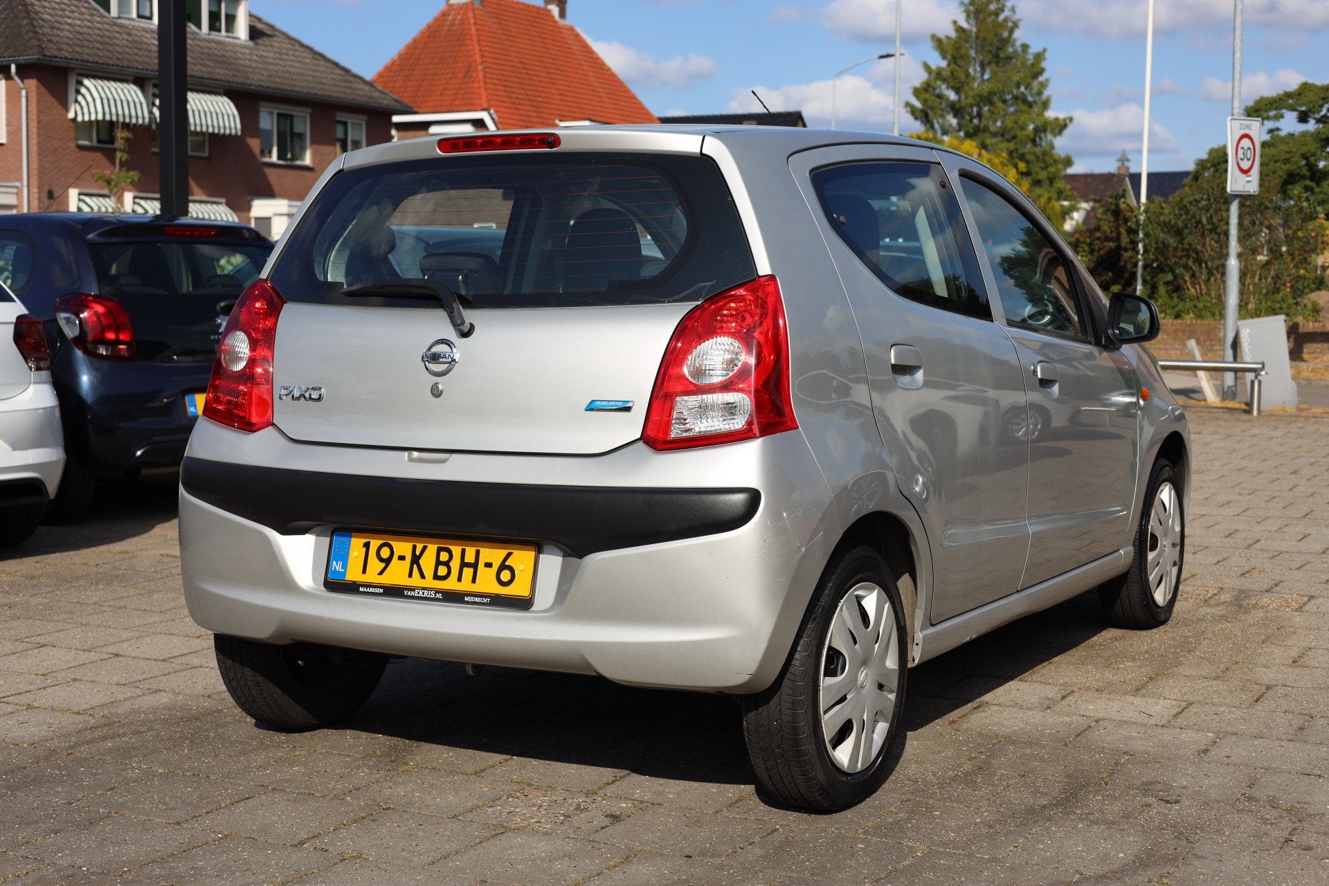 Nissan Pixo 1.0 ACENTA | AUTOMAAT | AIRCO | 32000 KM NAP!, Euro 5, Stof, Gebruikt, 4 stoelen
