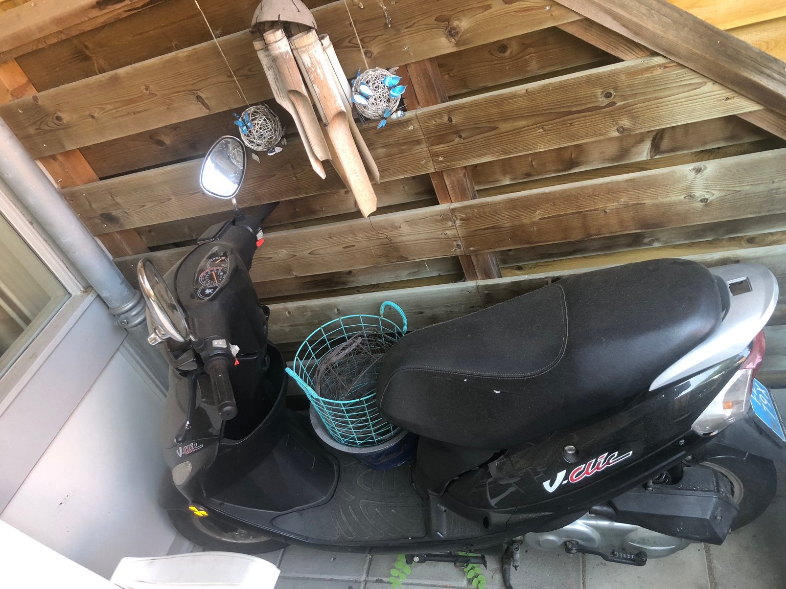 Peugeot V click snorscooter opknapper, Fietsen en Brommers, Snorfietsen en Snorscooters, Ophalen, Gebruikt, Benzine, Peugeot