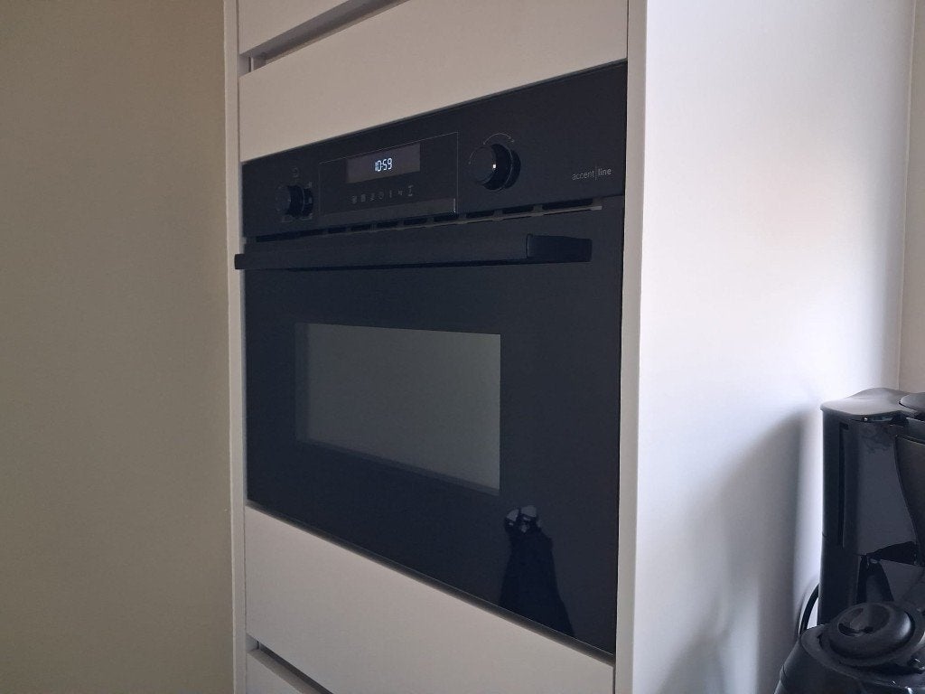 Bosch inbouw combi-oven in nieuwstaat!  Nog 15 m. garantie!, Witgoed en Apparatuur, Ovens, Ophalen, 45 tot 50 cm, Nieuw, Bosch
