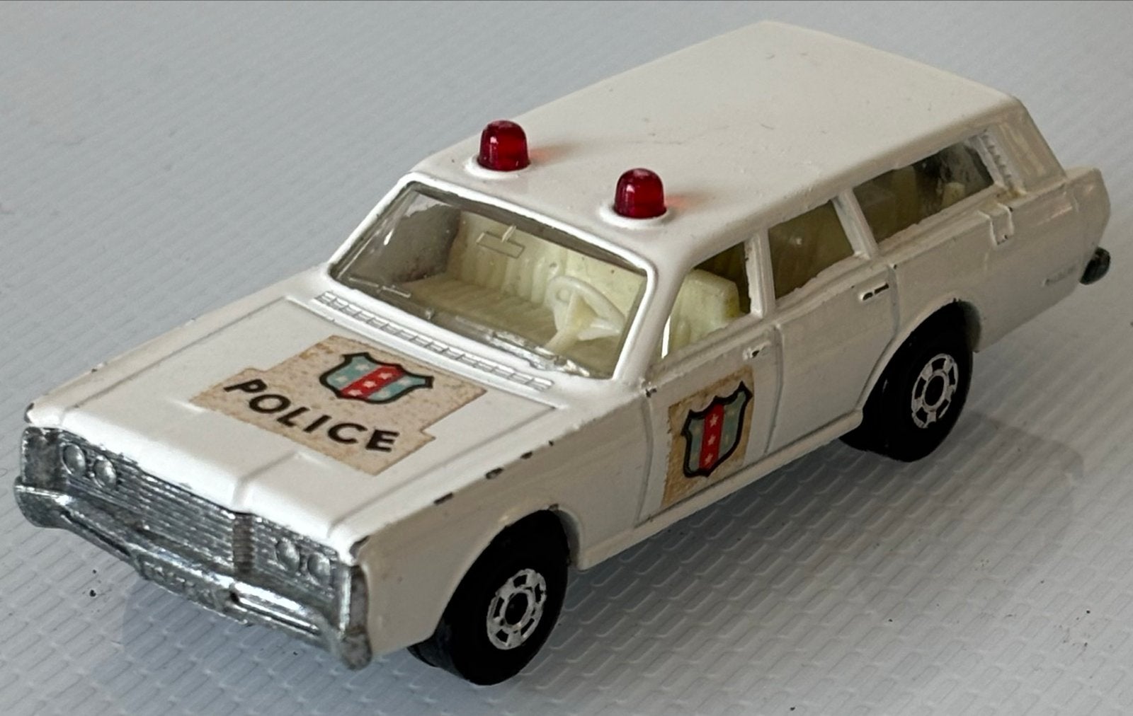 Matchbox 1:64 Mercury Police Car (1971) - Gebruikt, Ophalen of Verzenden, Gebruikt