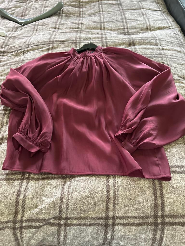 CPH MUSE CM TILLY Blouse - Bordeauxrood - Maat XL, Ophalen of Verzenden, Zo goed als nieuw, Maat 46/48 (XL) of groter, Overige kleuren