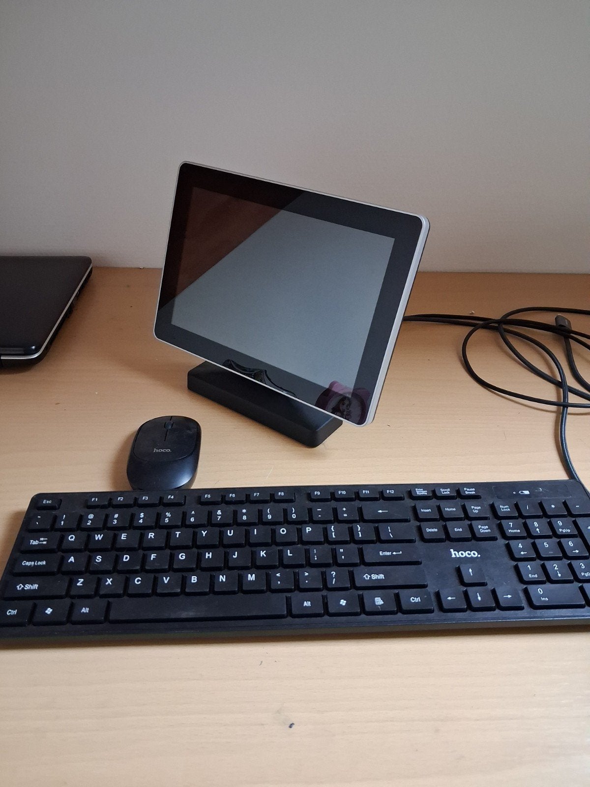 Touchscreen monitor inclusief toetsenbord, Computers en Software, Monitoren, Ophalen, Gebruikt, Mimo, Touchscreen