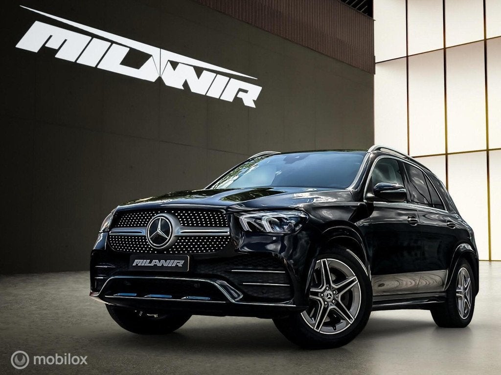 Mercedes GLE-klasse 350 e 4MATIC AMG Line |Elek. stoel|Leder, Auto's, Gebruikt, 4 cilinders, GLE, Zwart