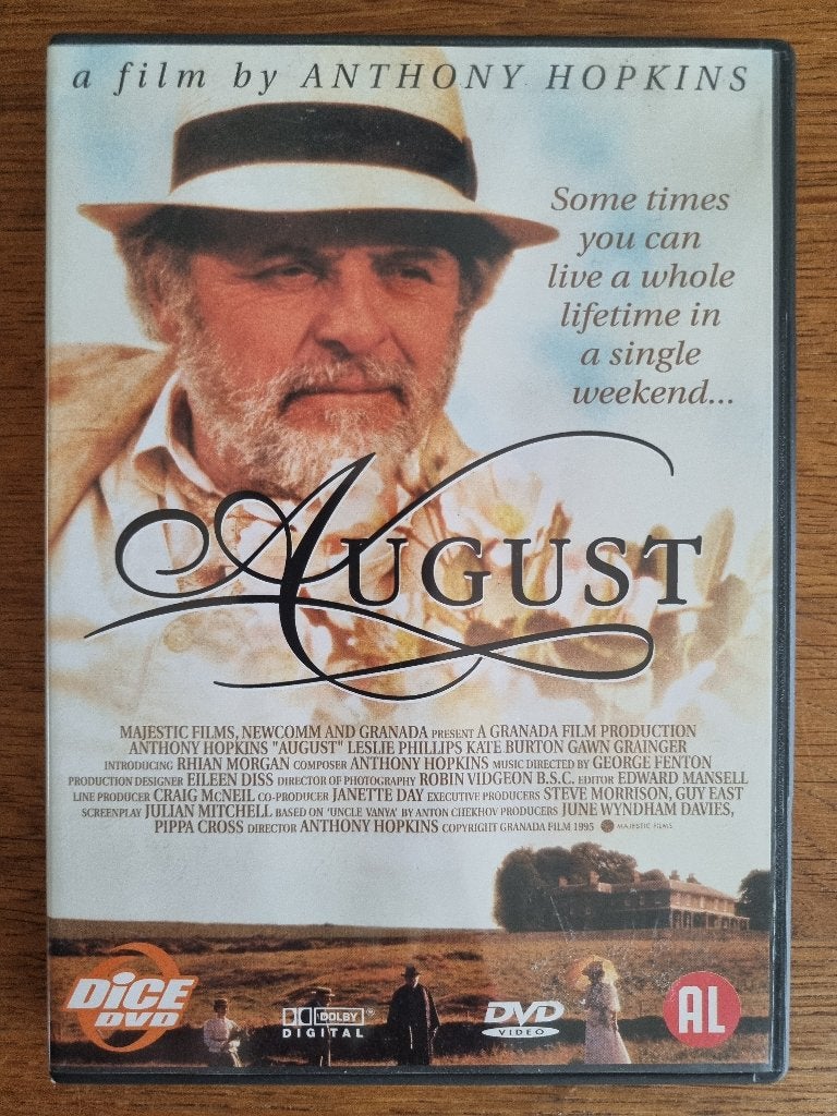 August | Anthony Hopkins, Engels, Alle leeftijden, Nederlands, Ophalen of Verzenden