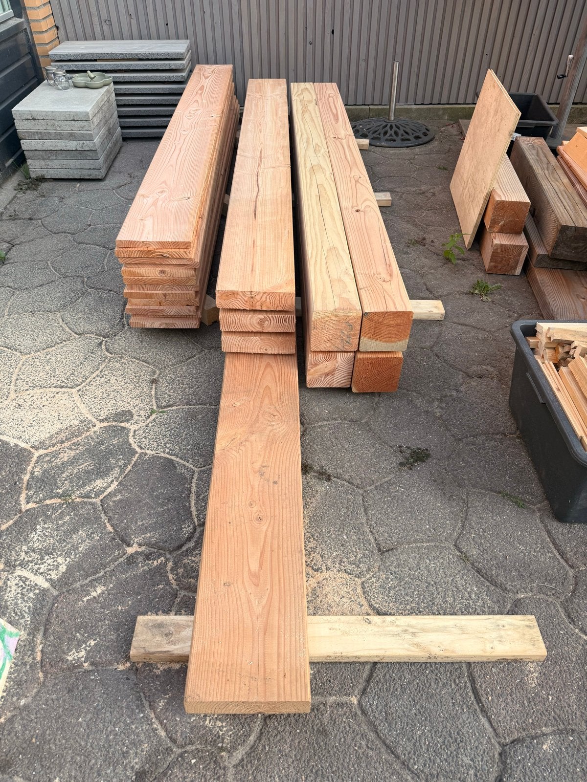 Douglas Hout: Planken en Balken - Gedroogd en Geschaafd, Ophalen, Nieuw, 250 tot 300 cm, 50 mm of meer