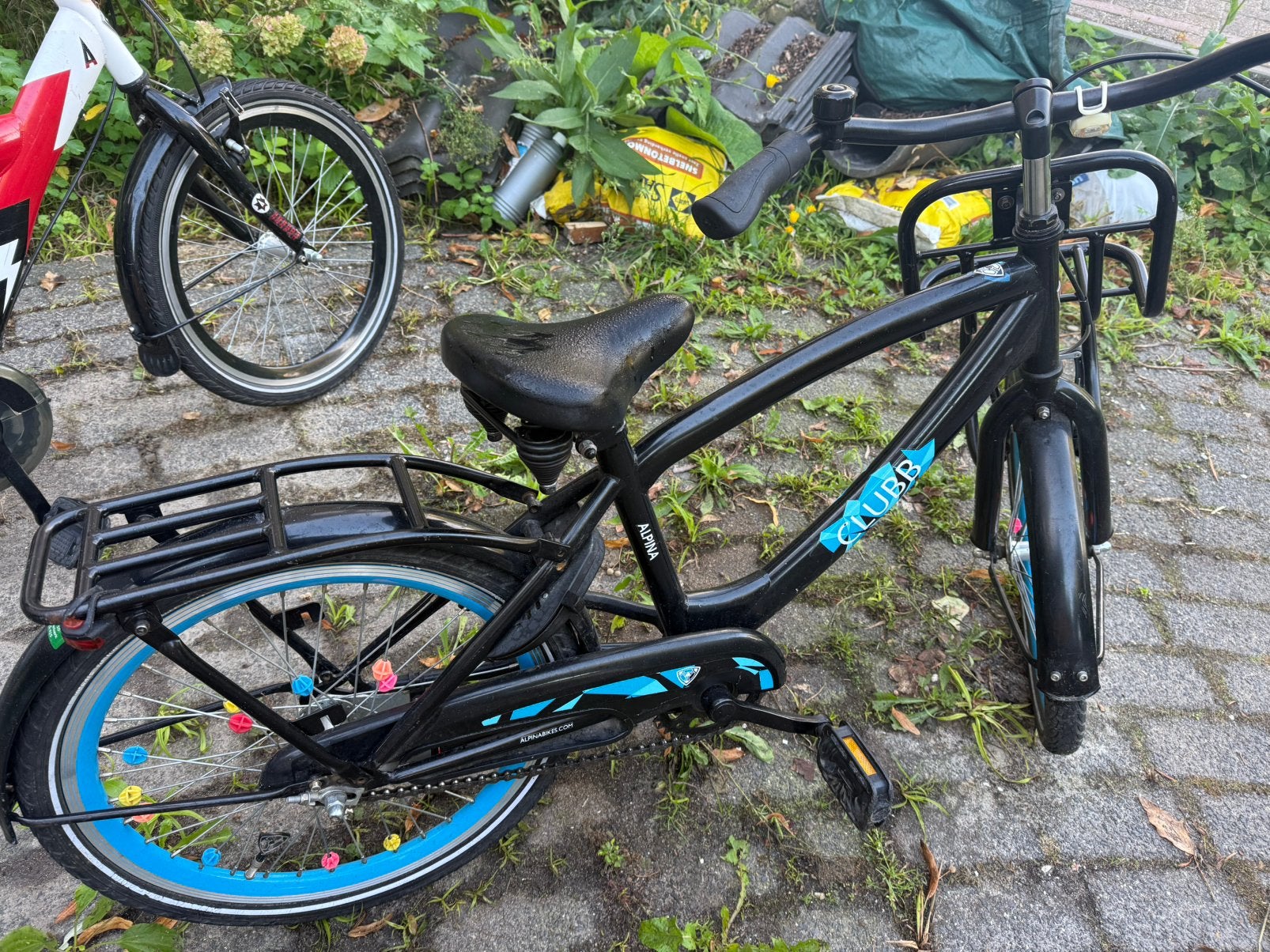 Twee stoere 20 inch kinderfietsen (Alpina Yabber & Clubb), Ophalen, Terugtraprem, Gebruikt, Handrem