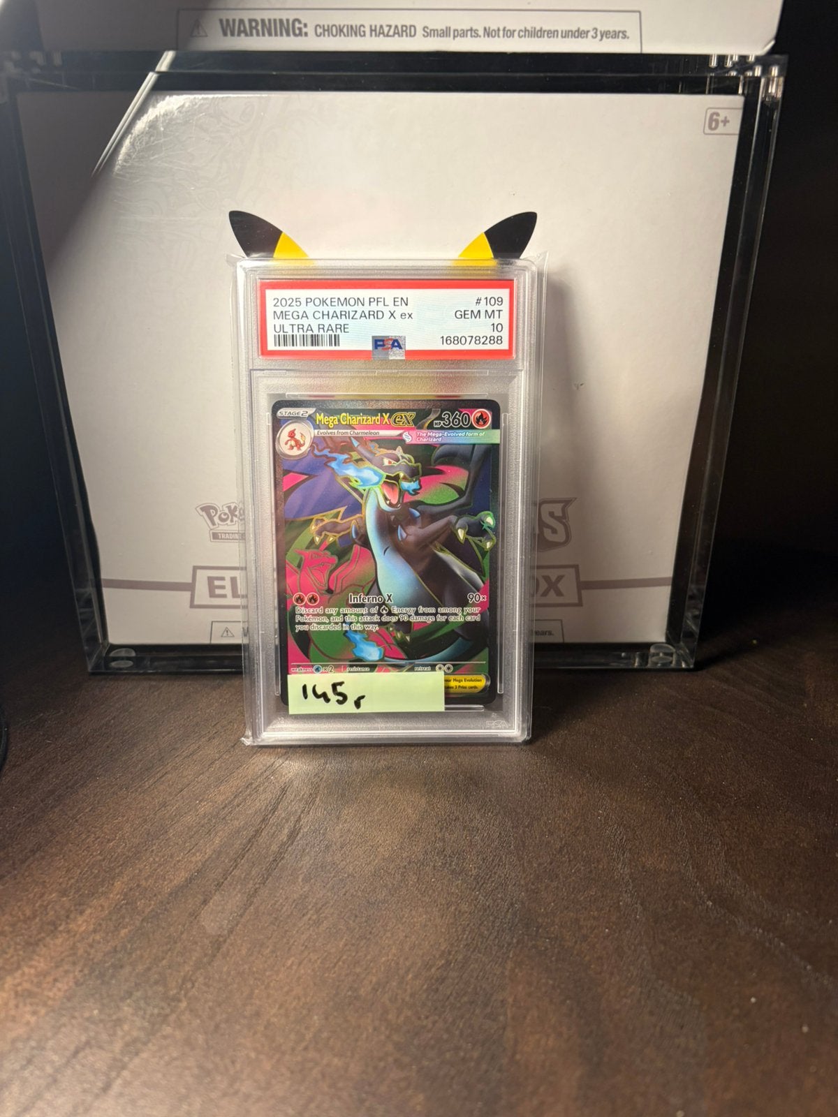 Charizard ex #109, Ophalen of Verzenden, Zo goed als nieuw