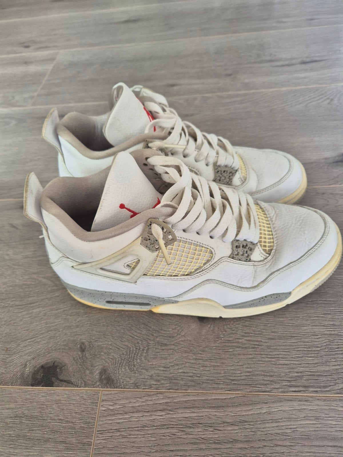 Air Jordan 4 Retro White Oreo Maat 43 (EU 43 / US 9.5), Kleding | Heren, Air Jordan / Nike, Wit, Ophalen of Verzenden, Sneakers of Gympen
