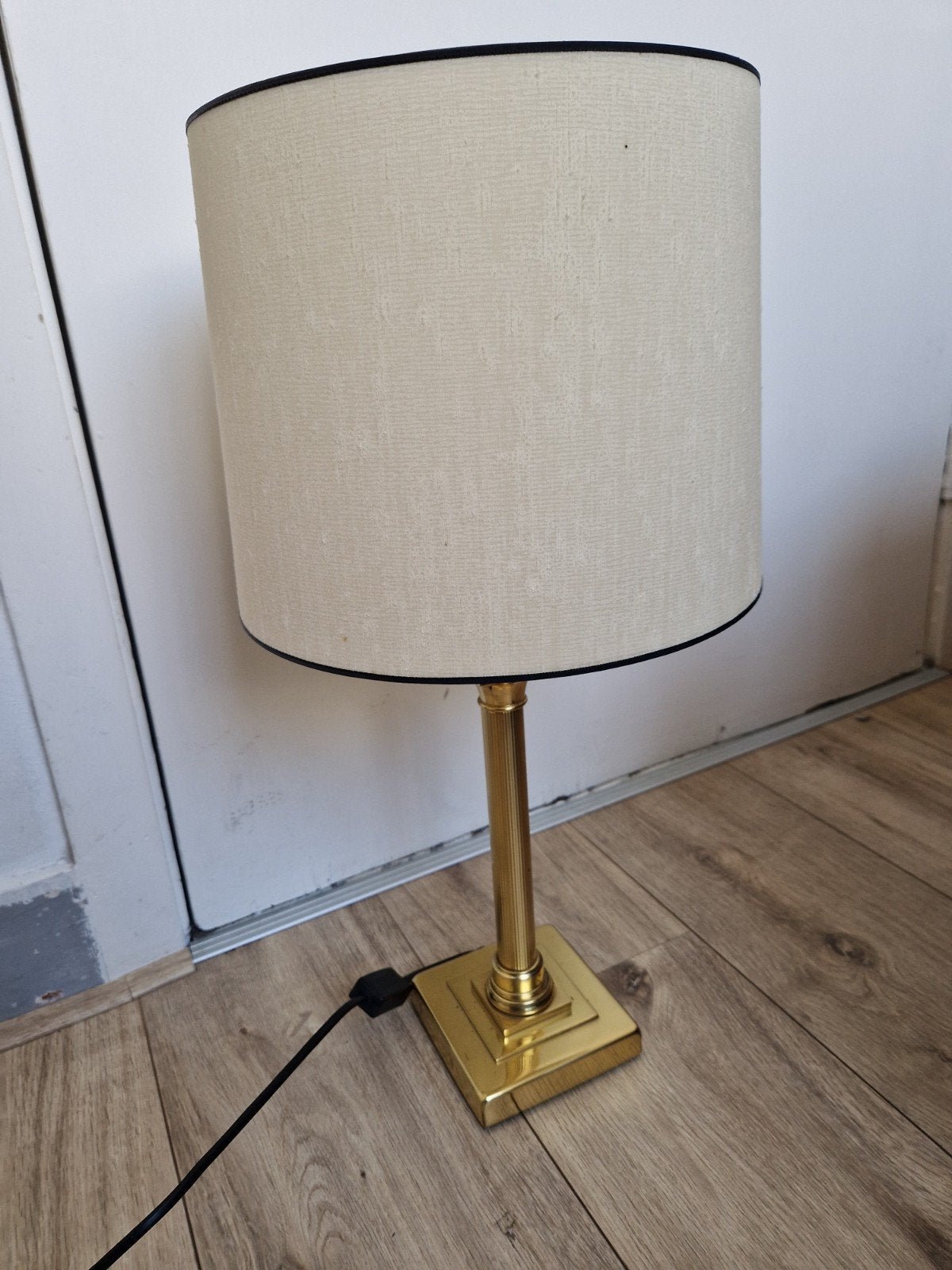 Vintage messing tafellamp regency boutique Metalarte, Huis en Inrichting, Lampen | Tafellampen, Ophalen of Verzenden