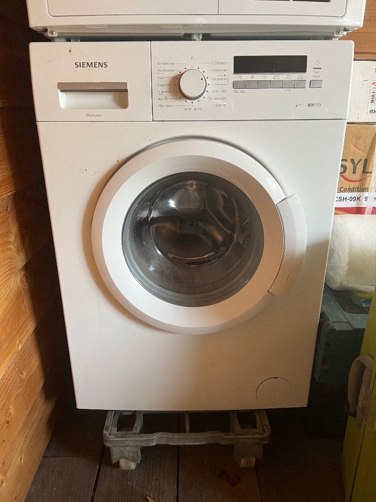 Wasmachine Siemens IQ100 de Luxe, Witgoed en Apparatuur, Ophalen, Gebruikt, Handwasprogramma, Voorlader