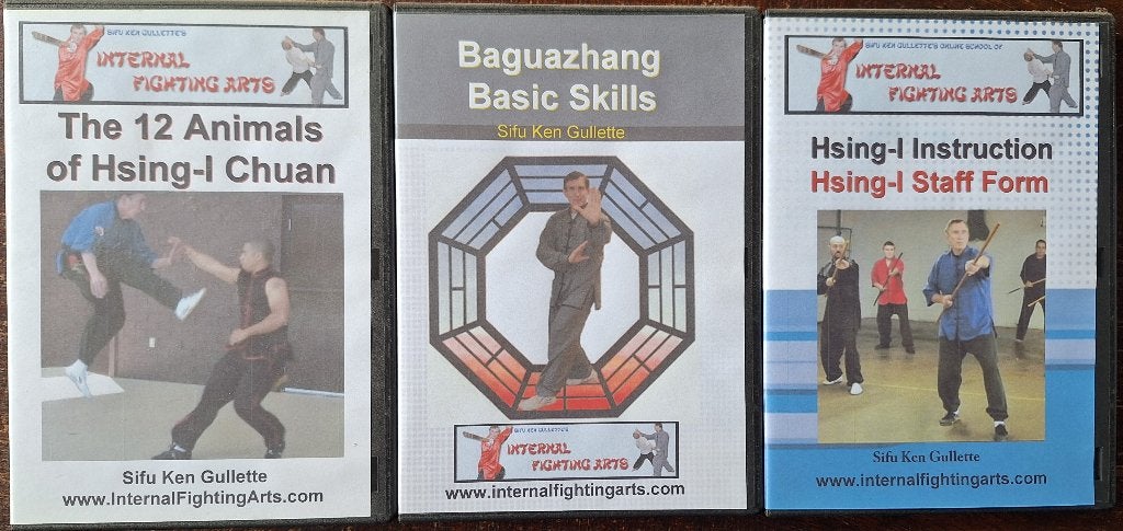 3 Martial Arts DVD's – Hsing-I & Baguazhang, Ophalen of Verzenden, Zo goed als nieuw, Engels, Engels