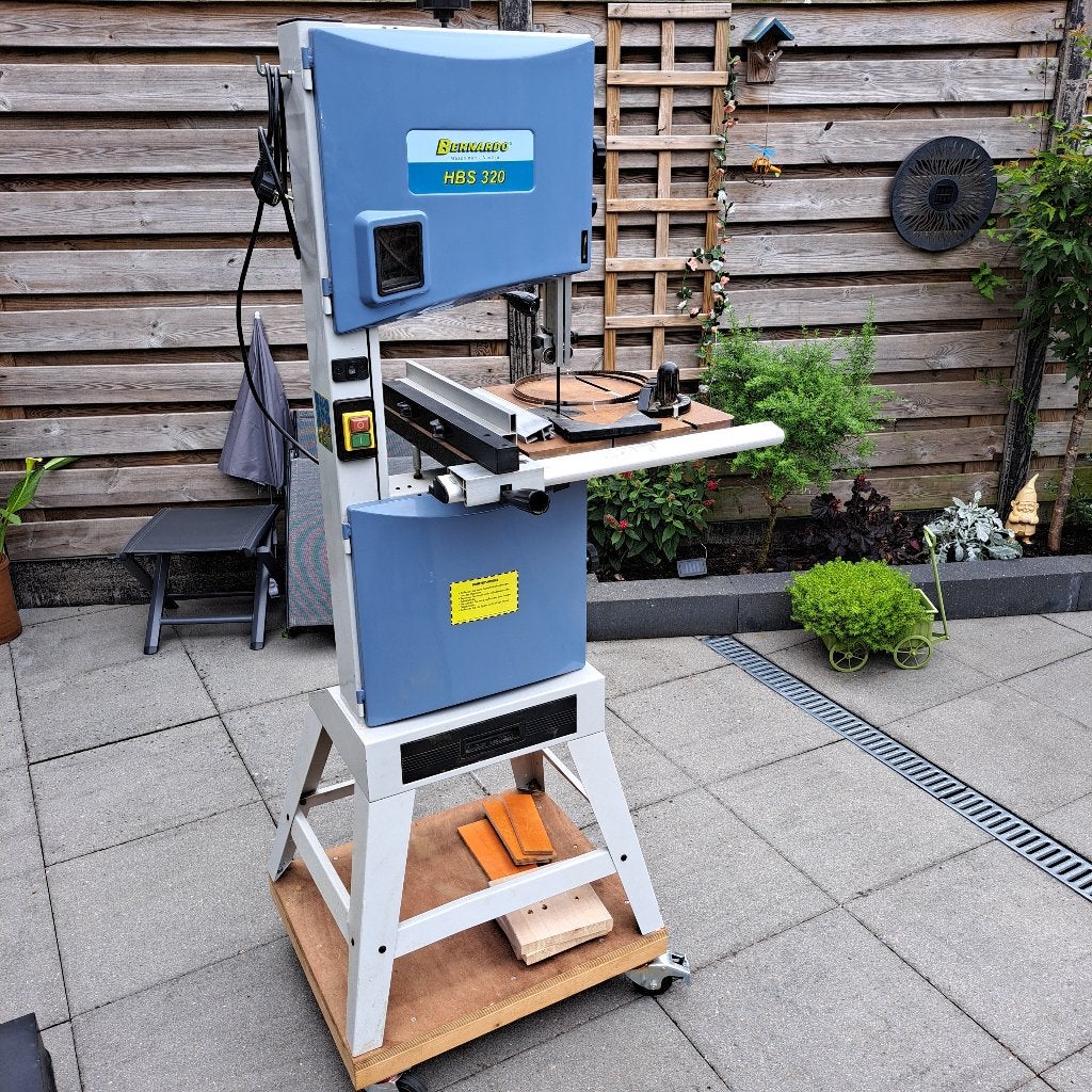 Bernardo HBS 320 Lintzaag, 70 mm of meer, 600 tot 1200 watt, Zo goed als nieuw, Lintzaag