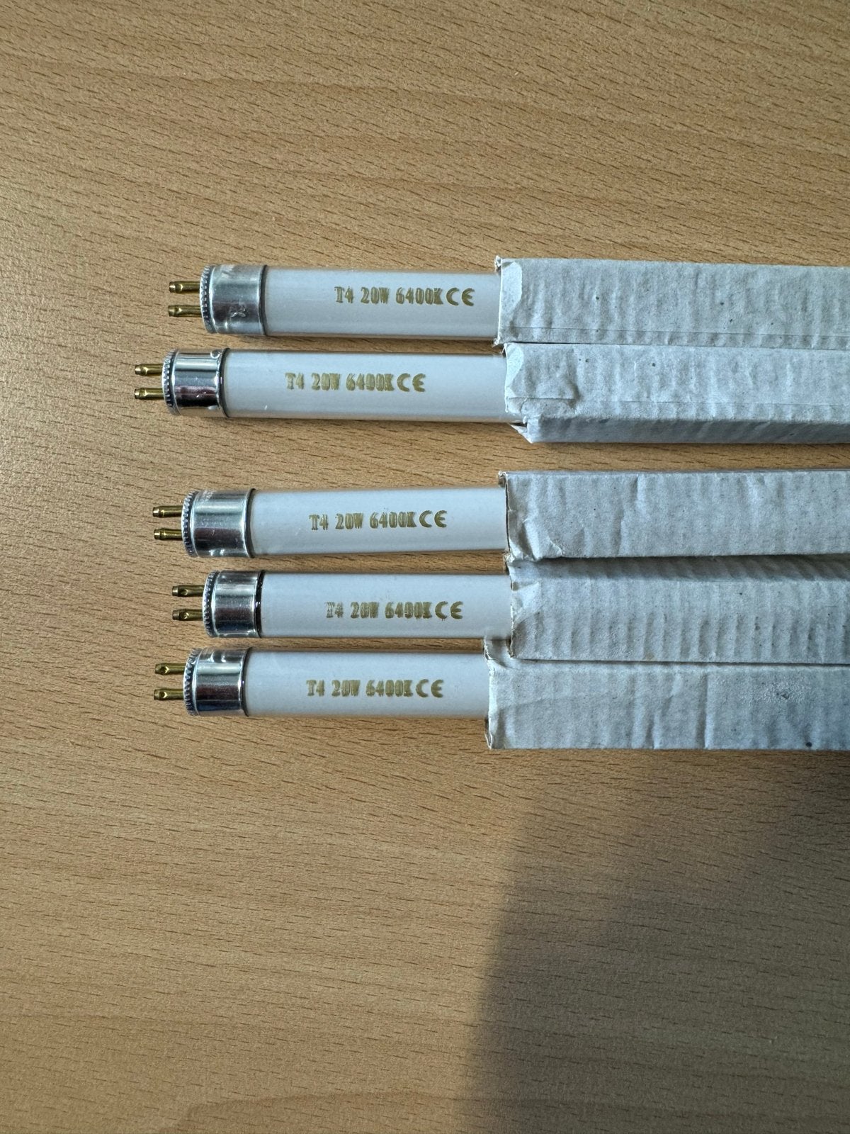 5x T4 20W 6400K TL-buizen - Nieuw in verpakking, Huis en Inrichting, Ophalen, Wit, Overige merken, Nieuw