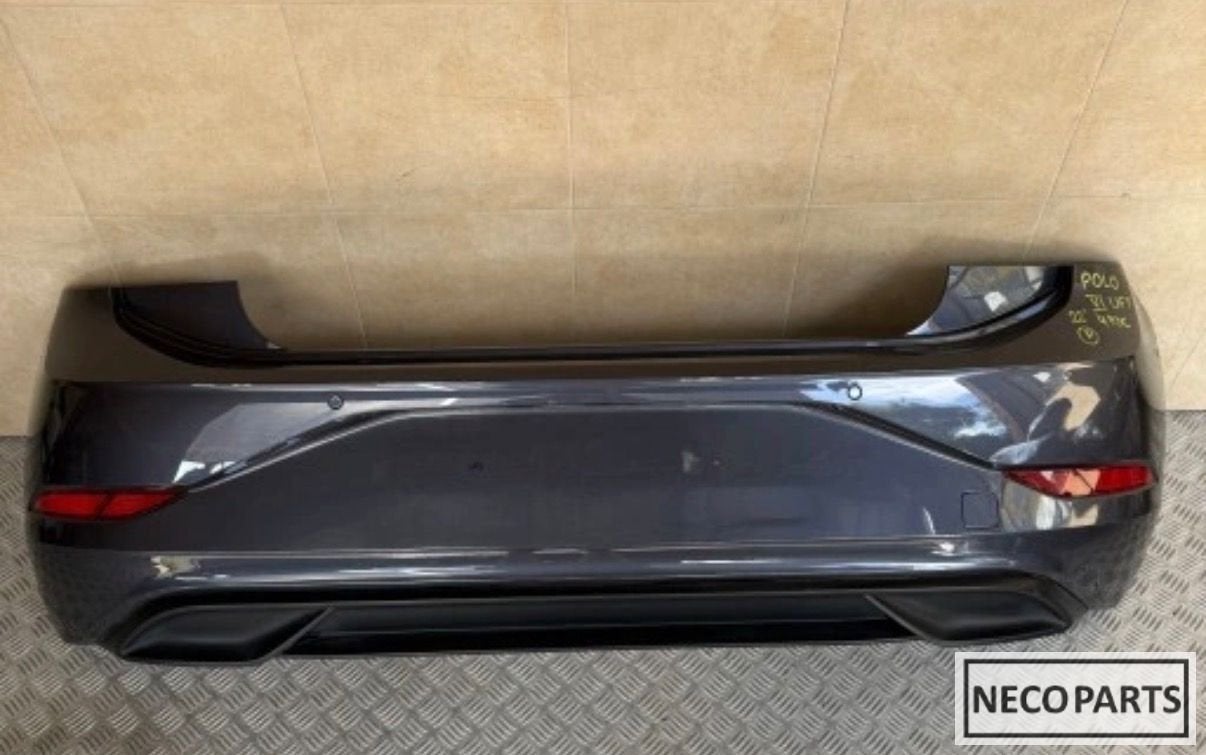 VW POLO VI  2G0 FACELIFT ACHTERBUMPER  ALLES LEVERBAAR!!!, Gebruikt, Volkswagen, -, Ophalen of Verzenden