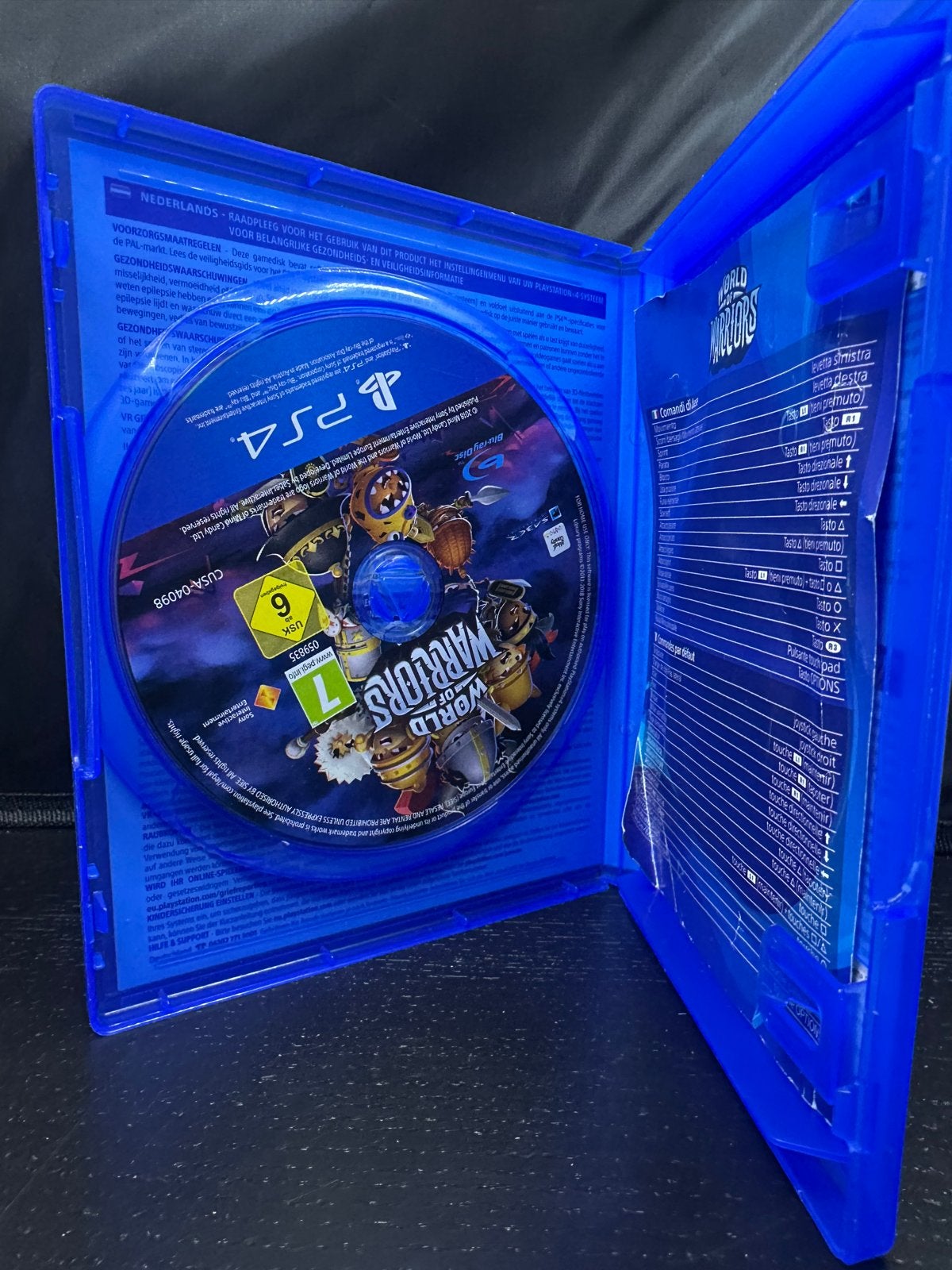 World of Warriors PS4 - Avontuurlijk Vechtspel, Vechten, Verzenden, 1 speler, Eén computer