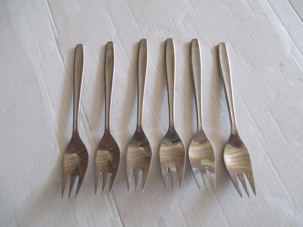 gero zilmeta vorkjes en lepeltjes nro 512 foxtrot, Ophalen of Verzenden, Gebruikt, Rvs of Chroom