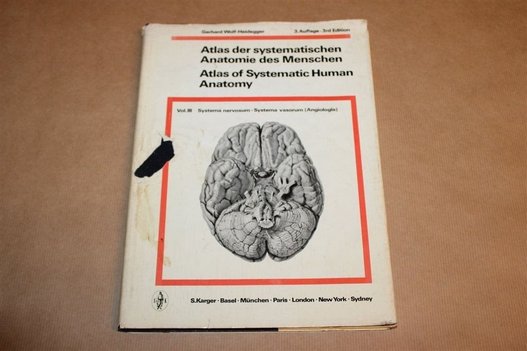 Vintage Anatomische Atlas [1972] — Zenuw- & Vaatstelsel, Ophalen of Verzenden, Gelezen, Natuurwetenschap