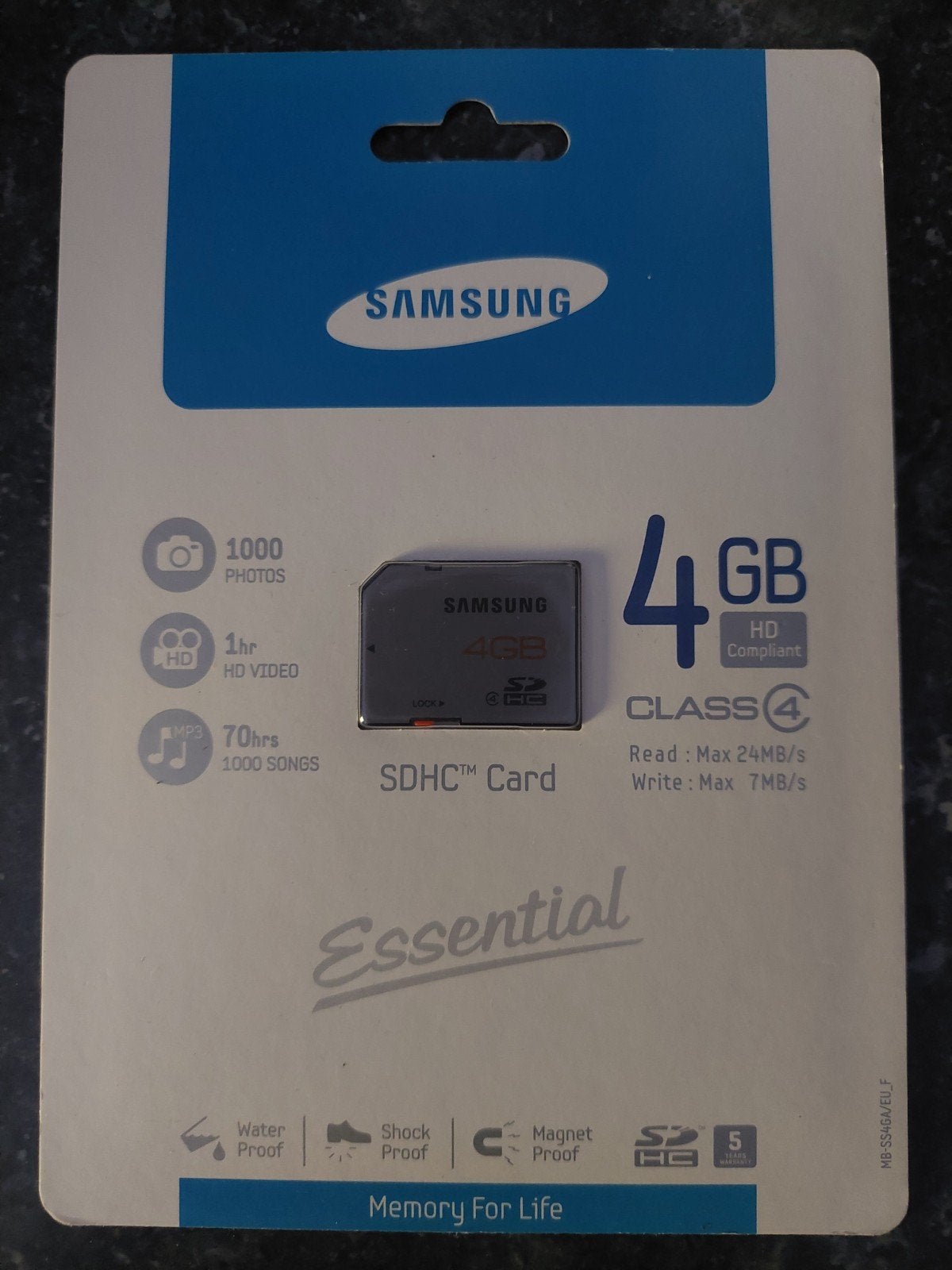 Samsung MB-SS4GA, Nieuw, Ophalen of Verzenden, Fotocamera, Samsung