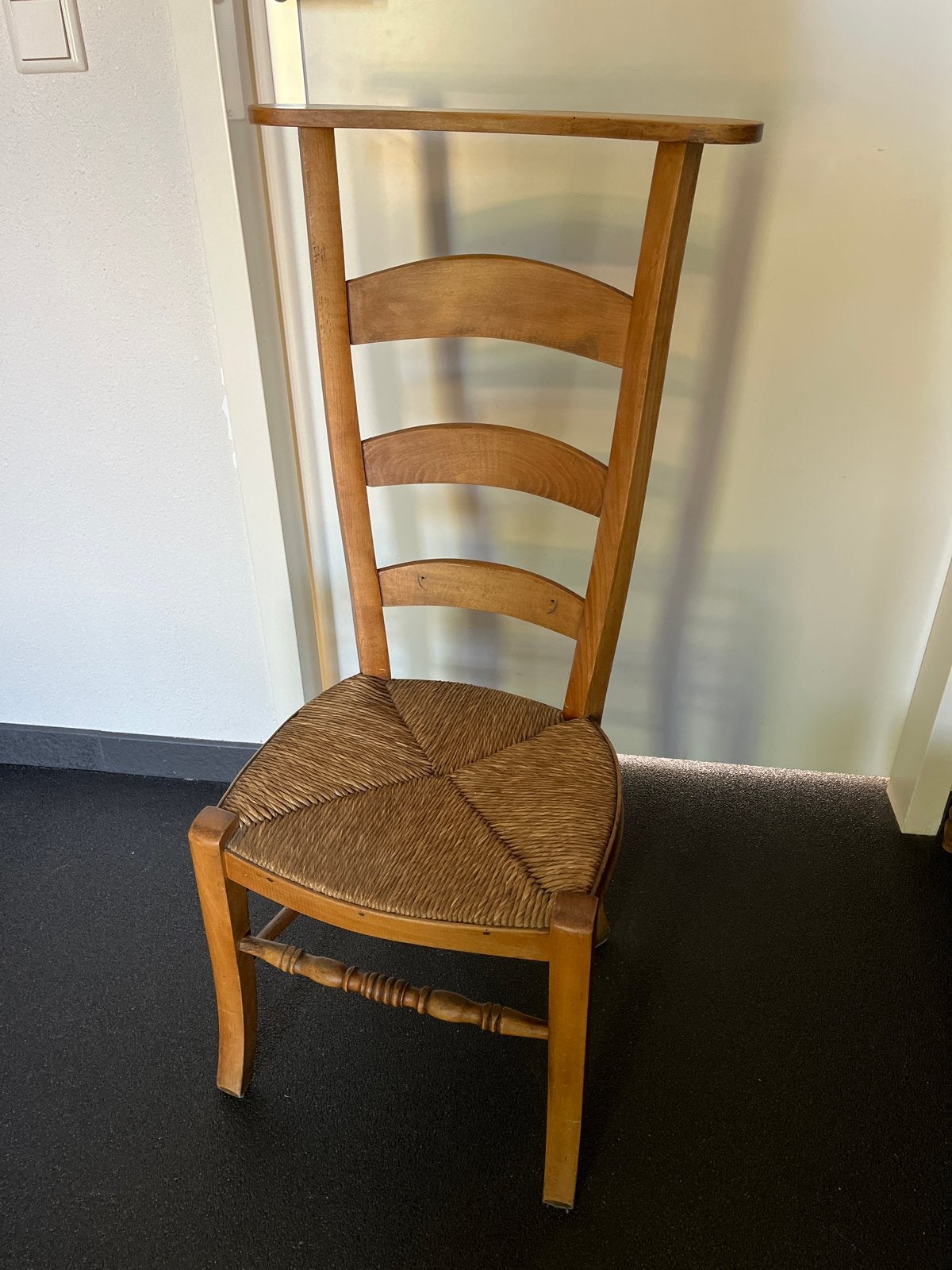 Antieke Franse bidstoel / prie-dieu van massief eikenhout, Antiek en Kunst, Antiek | Meubels | Stoelen en Banken, Ophalen