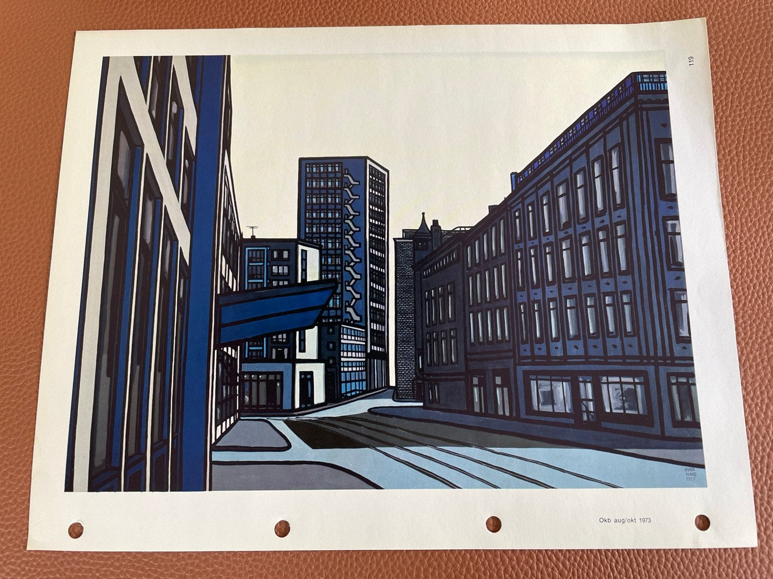 Thijs Overmans De Witte de Withstraat Rotterdam / Fieret, Ophalen of Verzenden