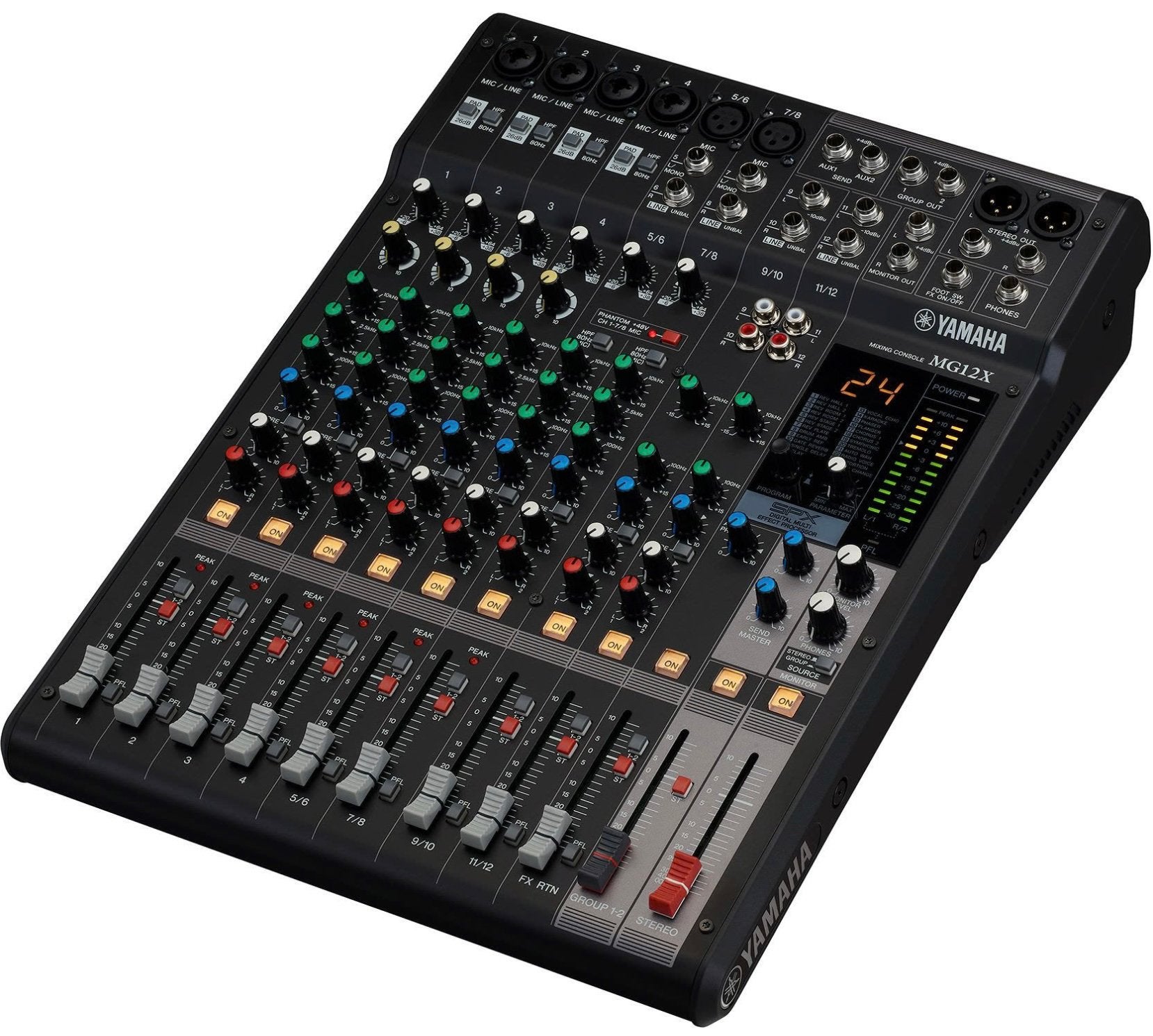 Yamaha MG12X Mengpaneel - nog 1 met €100 korting!, Muziek en Instrumenten, Mengpanelen, Gebruikt, 10 tot 20 kanalen, Microfooningang
