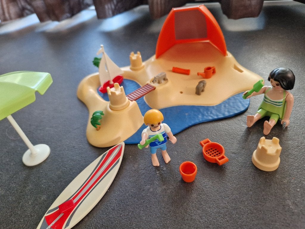 Playmobil strandset, Complete set, Overige typen, Ophalen of Verzenden, Zo goed als nieuw