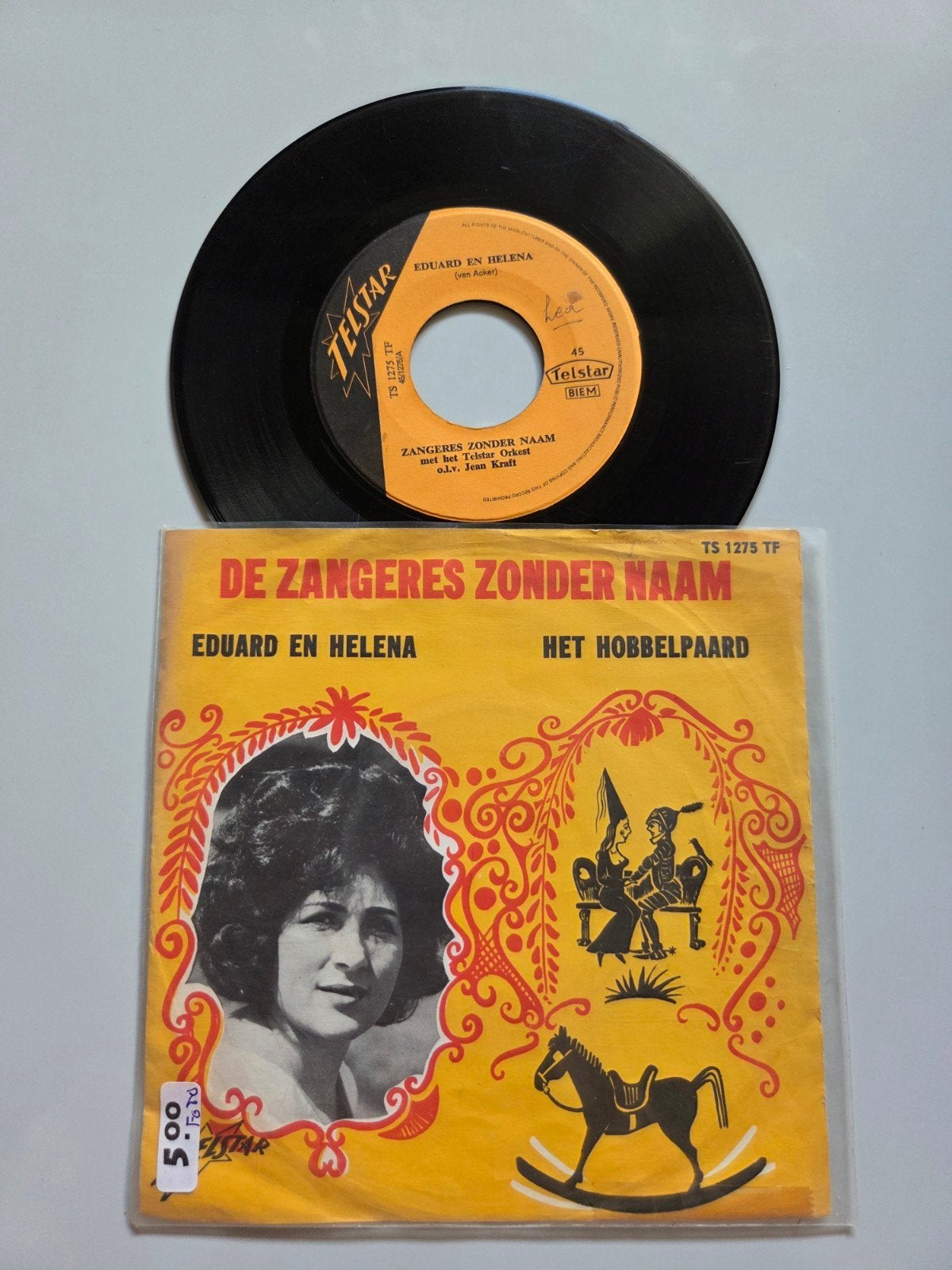 Zangeres zonder naam - Eduard en Helena, Gebruikt, 7 inch, Single, Ophalen of Verzenden