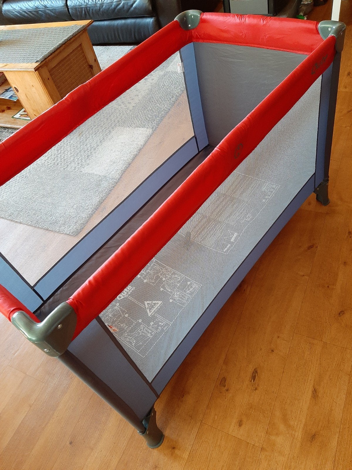 nette campingbedje met extra matrasje, Ophalen of Verzenden, Minder dan 140 cm, Minder dan 70 cm